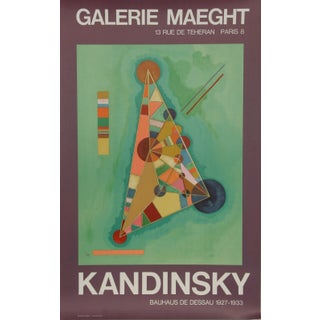 Kandinsky, Exhibition at Galerie Maeght Poster For Sale