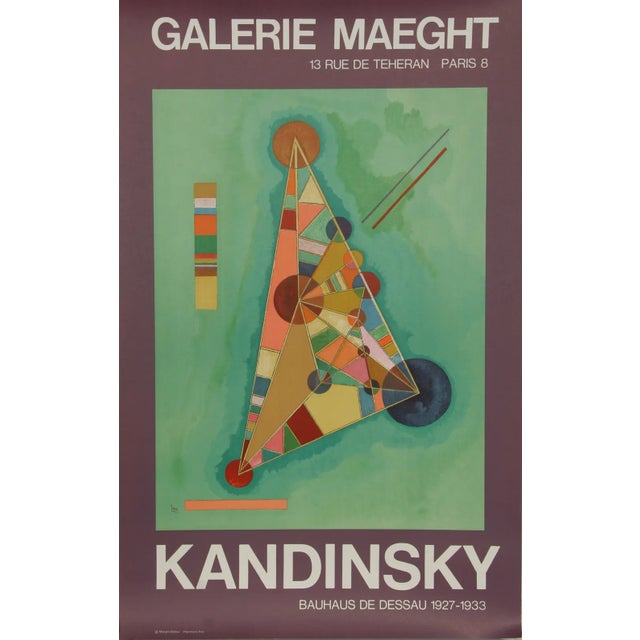 Kandinsky, Exhibition at Galerie Maeght Poster For Sale
