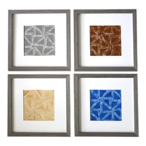 Nocturnal Original Paintings Series, Framed Set of 4