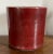 Antique 19th Century Chinese Monochrome Porcelain Cylinder Form Brush or Scroll Pot Vase in Sang De Boeuf Oxblood Glaze For Sale - Image 9 of 12