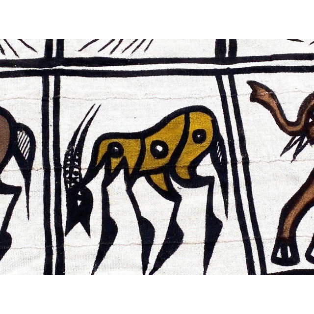 Vintage Korhogo by the Senufo People Mud Cloth Cote d'Ivoire For Sale - Image 4 of 5