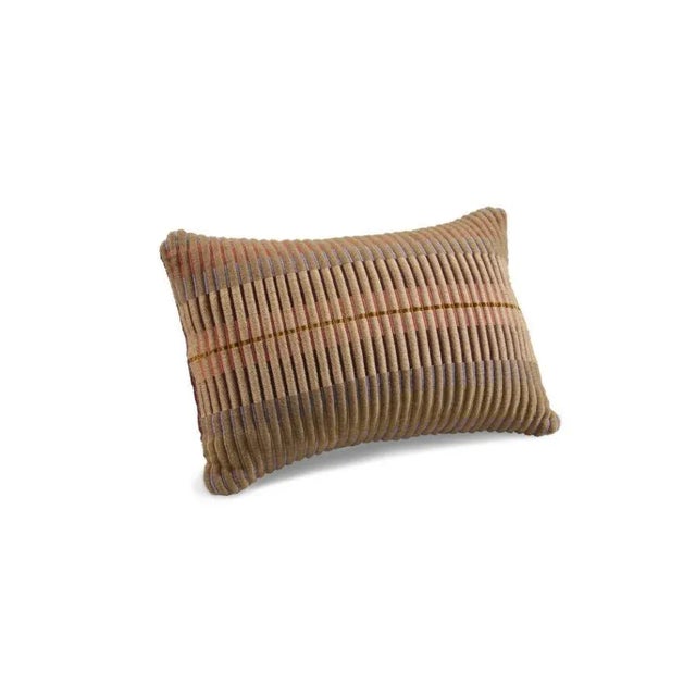 Lila Chumbes pillow 1 by Mae Engelgeer. Materials: 100% cotton. Technique: Hand-woven in Colombia. Dimensions: W 60 x H 40...