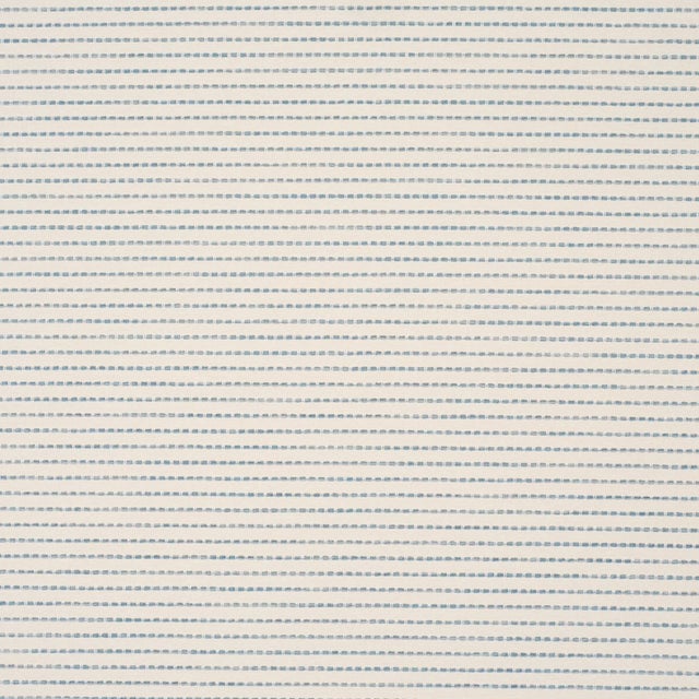 Schumacher Sample - Schumacher Austen Performance Stripe Fabric In Ice For Sale - Image 4 of 4