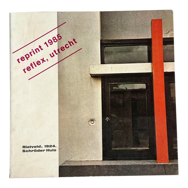 1985 Reprint Rietveld Schröder House De Stijl Architectural Monograph Book For Sale