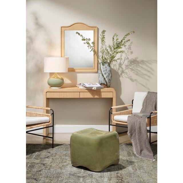 2020s Moss Table Lamp, Sage Green For Sale - Image 5 of 6