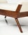 Modern Modernist Bench. Walnut For Sale - Image 3 of 6
