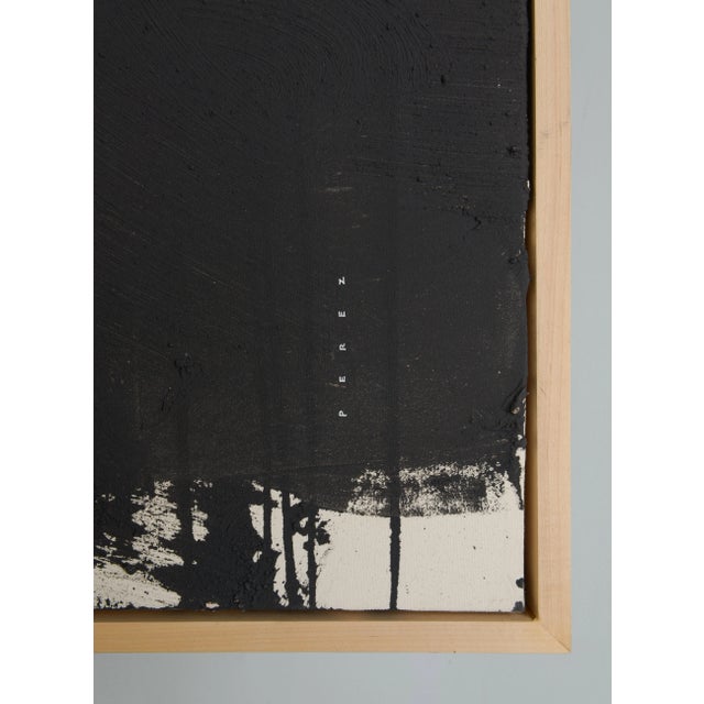 Textile Monica Perez "Title Processing" Original Acrylic Painting on Canvas 2021 For Sale - Image 7 of 11