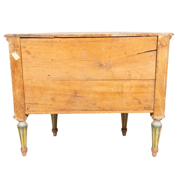 Italian Neoclassic Painted Commode For Sale - Image 10 of 12