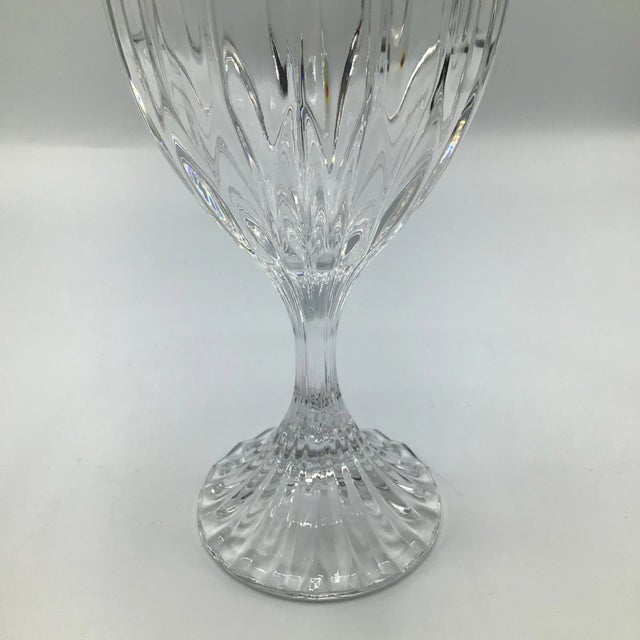 Glass Mikasa Park Lane Water Goblets-Set of 4 For Sale - Image 7 of 12