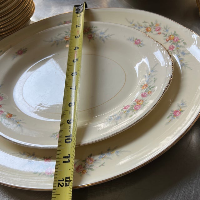 1970s Gorgeous Collection of Ceramic Eggshell Nautilus Plates and Serving Pieces- Set of 77 For Sale In Atlanta - Image 6 of 12