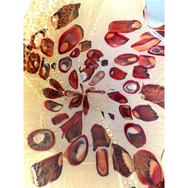 Mid-Century Modern Fratelli Toso 1950s Murano Glass Bowl For Sale - Image 3 of 4