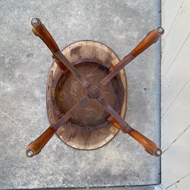 French Style Rococo Revival Walnut Side Table For Sale - Image 12 of 17