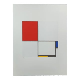 After Piet Mondrian, Composition, 1970s, Limited Edition Lithograph For Sale