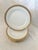 Early 20th Century Vintage C. Ahrenfeldt Limoges 24kt Gold Rim Salad Plates-Set of 7 For Sale - Image 5 of 6