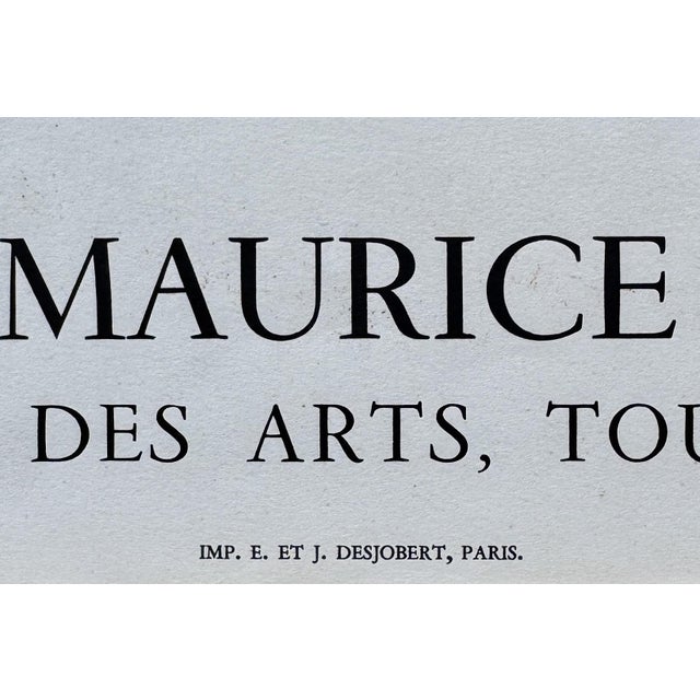 Lithograph Abstract Composition Poster attributed to Marcel Mouly, 1961 For Sale - Image 6 of 7