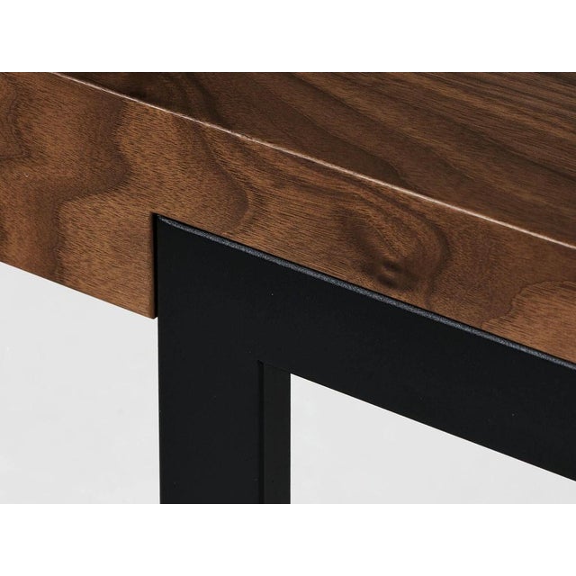 Walnut Natur Offset Dining Table by Milla & Milli For Sale - Image 6 of 7