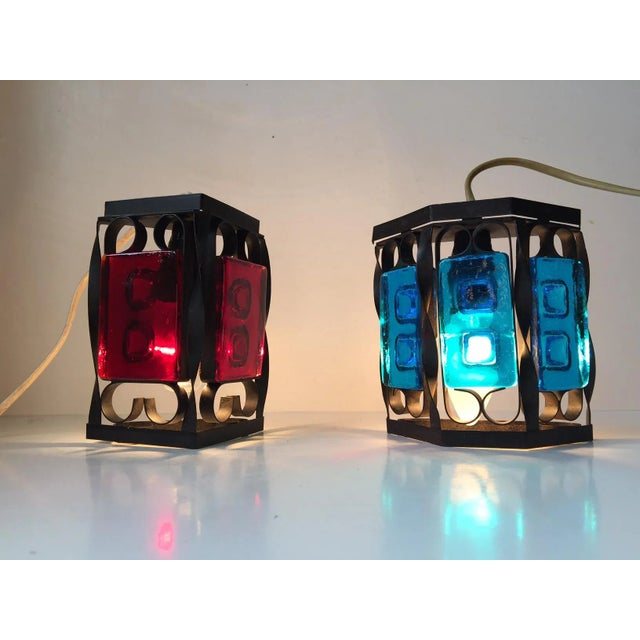 Danish Wall Lights from Holmegaard & Dantofte, 1970s, Set of 2 For Sale - Image 3 of 9
