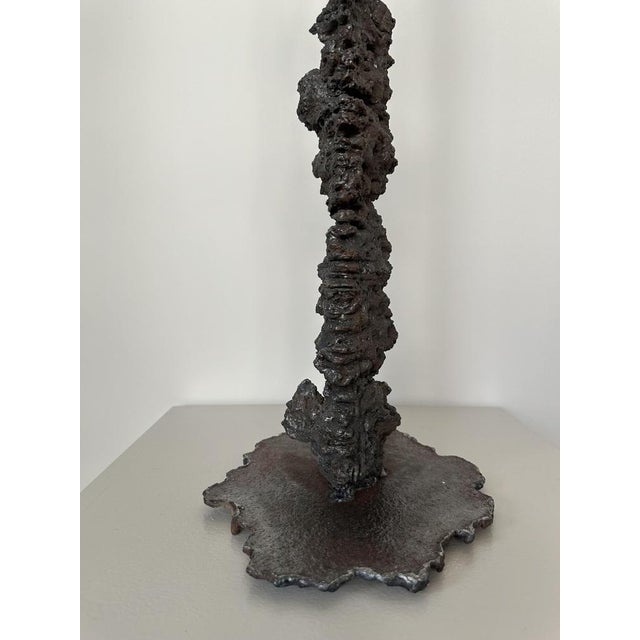 Brutalist Sculpture, 2000s, Iron For Sale - Image 5 of 6