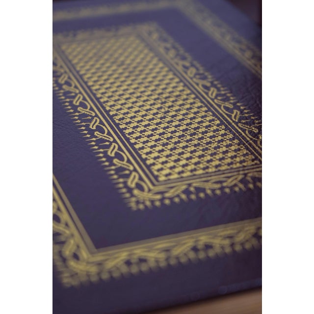 Set of 16 Gold Embossed Leather Bound Books W/ Gilt Edge by the Eaton Press For Sale - Image 11 of 13