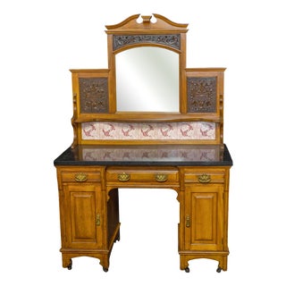 Edwardian Washstand in Granite, 1890s For Sale
