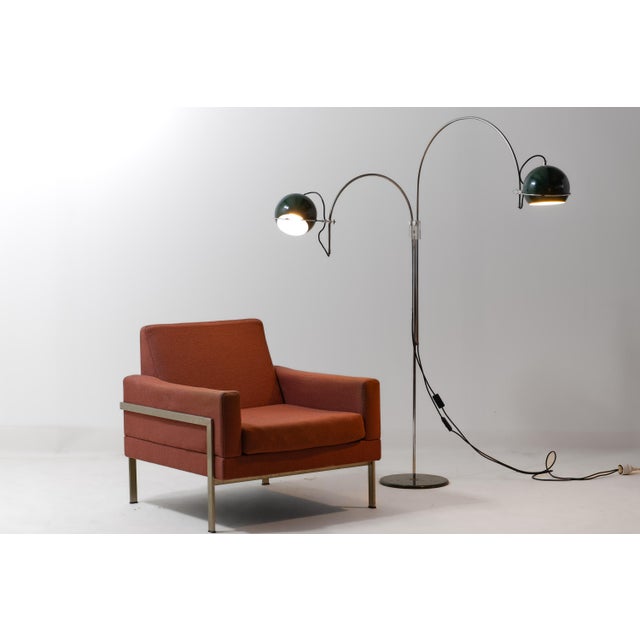 Mid-Century Space Age Double Arc Eyeball Floor Lamp from Gepo, 1960s For Sale - Image 14 of 17