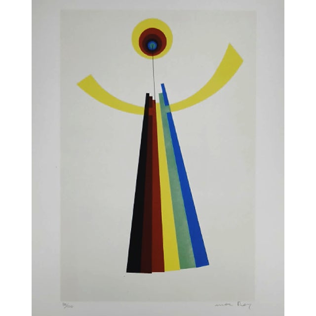 Man Ray Limited Edition Lithograph. Author's signature in Pencil. Limited series lithograph. Number 80 of 150 (Numbers are...