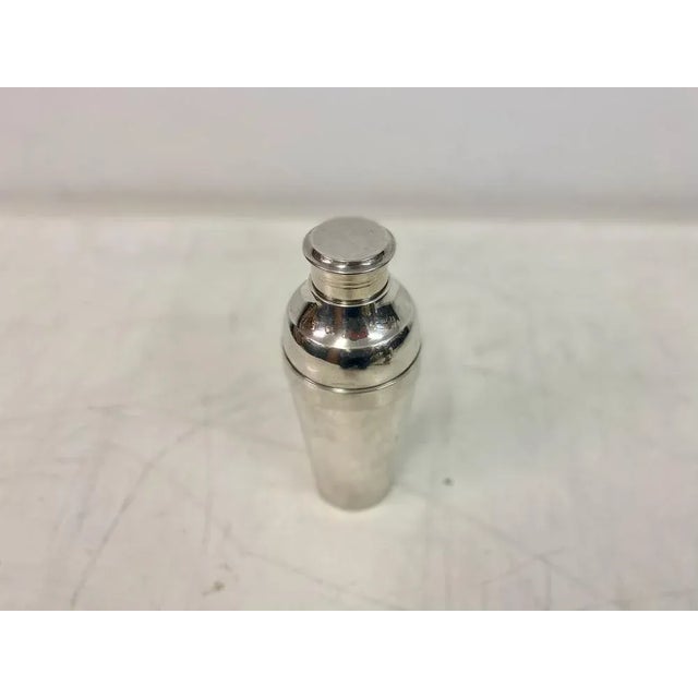Silver Metal Cocktail Shaker by Luc Lanel for Christofle For Sale - Image 8 of 11