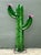 Late 20th Century Vintage Torched Metal Cut Cactus For Sale - Image 5 of 12
