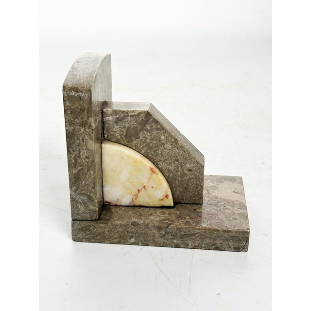 1950s Marble Bookends, France, 1950, Set of 2 For Sale - Image 5 of 10