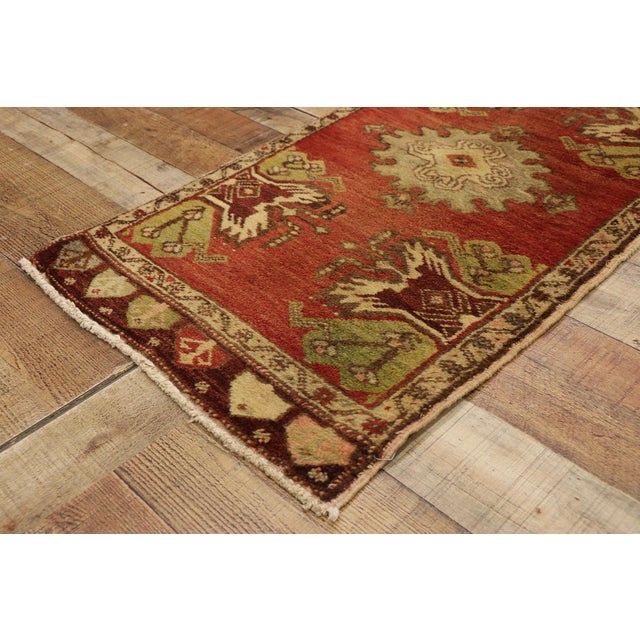 Vintage Turkish Yastik Rug - 01'08 X 03'04 For Sale In Dallas - Image 6 of 8