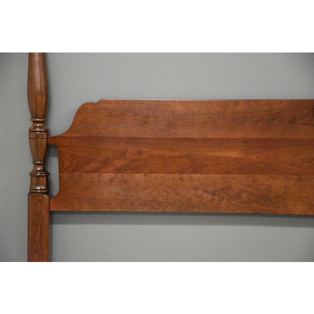 1980s 1980s Cherry King Bed by Pennsylvania House For Sale - Image 5 of 10