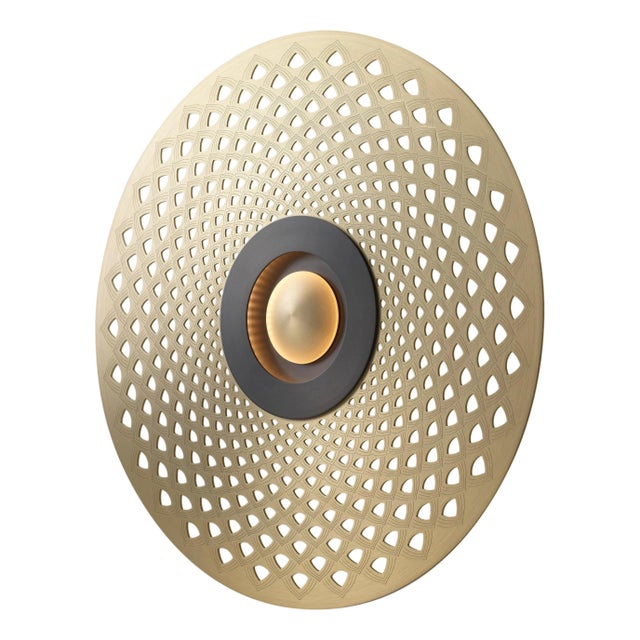 Earth Mandala Wall Light by Emilie Cathelineau For Sale