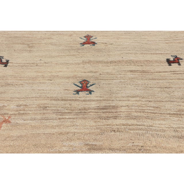 Late 20th Century Vintage Persian Gabbeh Rug, 02'11 X 05'02 For Sale - Image 5 of 10