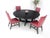 Early 21st Century Holly Hunt Large 6' Diameter Round Ebonized Table Oak 4 Chairs Dining Set MINT! For Sale - Image 5 of 18
