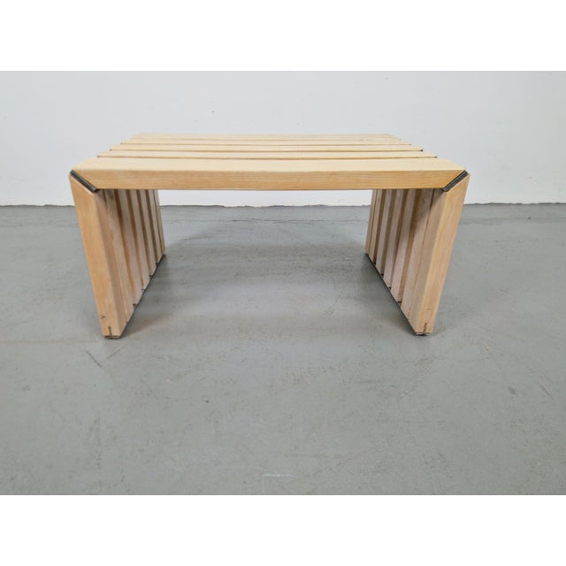 Slat bench coffee table by walter antonis for spectrum, 1970s designer: walter antonis producer: spectrum model: slat...