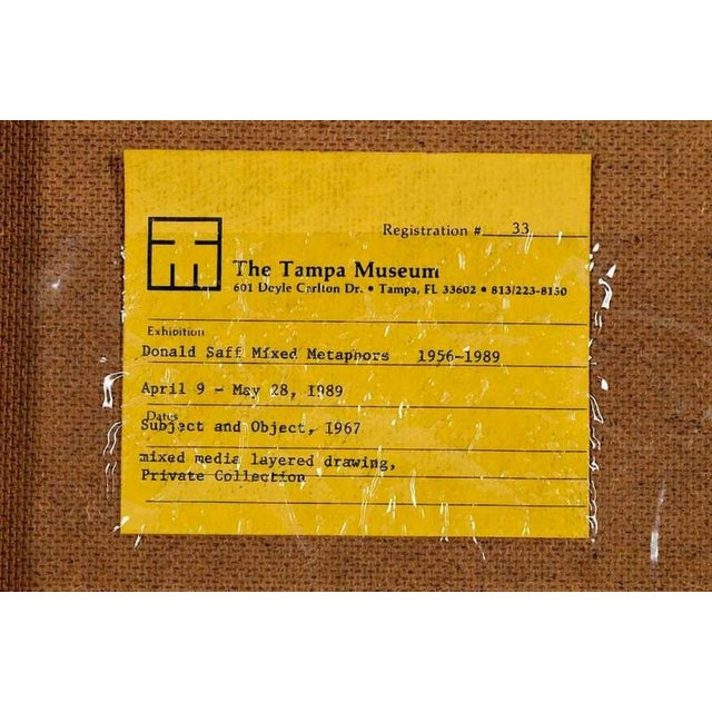 Beige 1980s Donald Staff Mixed Metaphor - Set of 2 For Sale - Image 8 of 10