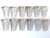 1920s Set of 12 Art Deco Baccarat Crystal Cale-Assiettes (Plate Wedges) With Original Baccarat & Vessière Labels For Sale - Image 5 of 8