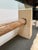 Wood Sculpted Hand Plastered + Glass Console Table For Sale - Image 7 of 11