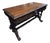 Antique Oak Heavily Carved Late 19th Century Desk With Barley Twist Legs For Sale
