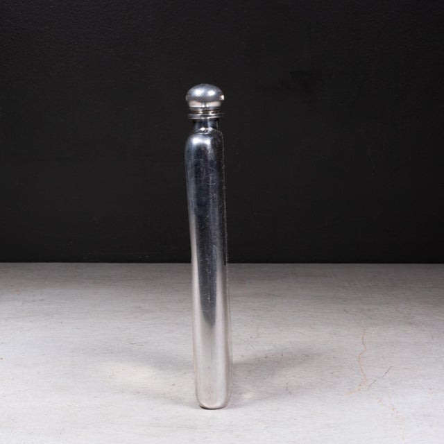 Mid 20th Century Vintage Concord English Pewter Hip Flask Sheffield, England c.1950 For Sale - Image 5 of 8