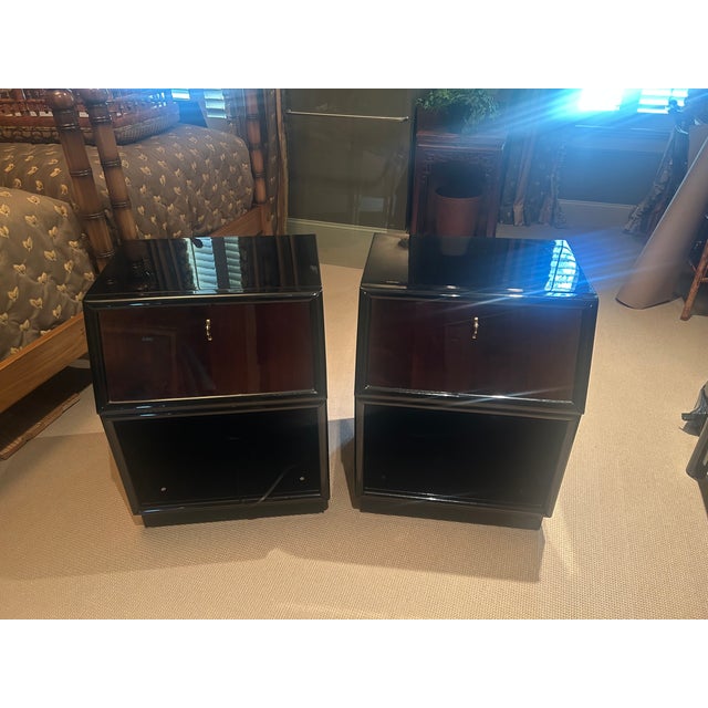 1980s Henredon Scene Three Nightstands (Pair) For Sale - Image 11 of 11