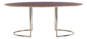 Tubular Steel Dining Table by Artur Drozd