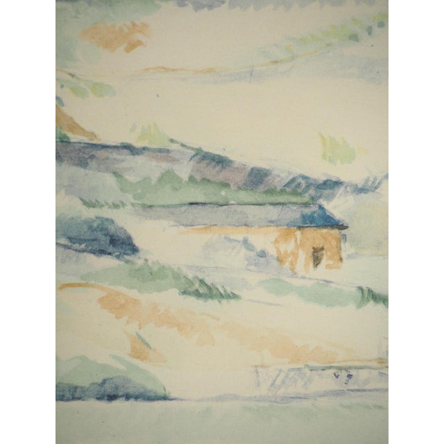 Paul Cezanne, Landscape in Provence, Lithograph and Stencil For Sale - Image 5 of 6