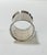 Late 19th Century Antique Sterling Silver Napkin Ring With Script Monogram For Sale - Image 5 of 8