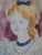 Emilio Grau Sala, Young Blonde Girl, Watercolor on Paper, Framed For Sale - Image 3 of 5