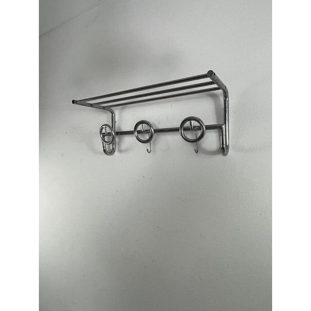 Mid-Century French Steel Coat Hanger, 1950s For Sale - Image 4 of 10