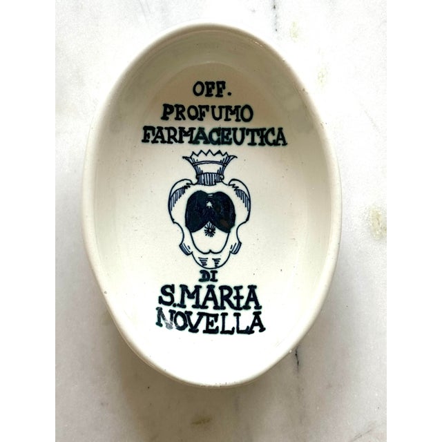 Mid 20th Century Vintage Italian Terracotta Glazed S. Maria Novella Vide Poche For Sale - Image 5 of 9