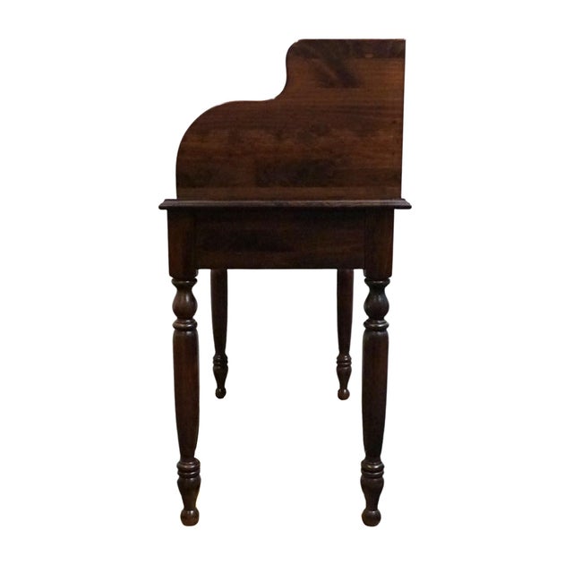 Ethan Allen Antiqued Pine Old Tavern Rustic Americana 40" Roll Top Desk 12-9513 For Sale - Image 13 of 16