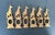 Graduated Hand-Carved Wooden Giraffe Napkin Rings – Set of 6 Made in Africa For Sale - Image 4 of 5
