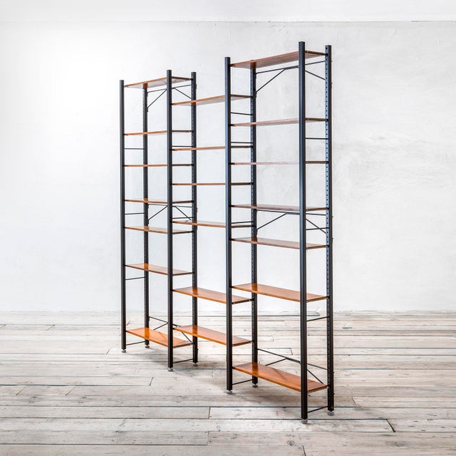 Three-Piece Bookcase by Campo & Graffi for Home, 1960s For Sale - Image 3 of 9